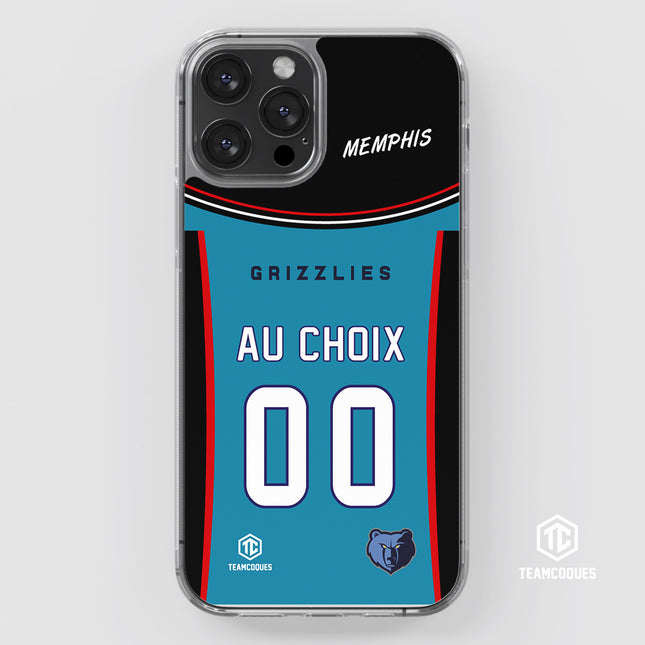 Coque basket NBA MEMPHIS GRIZZLIES personnalisable - TEAMCOQUES