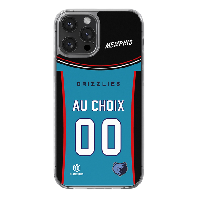 Coque basket NBA MEMPHIS GRIZZLIES personnalisable - TEAMCOQUES