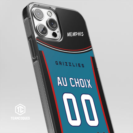 Coque basket NBA MEMPHIS GRIZZLIES personnalisable - TEAMCOQUES