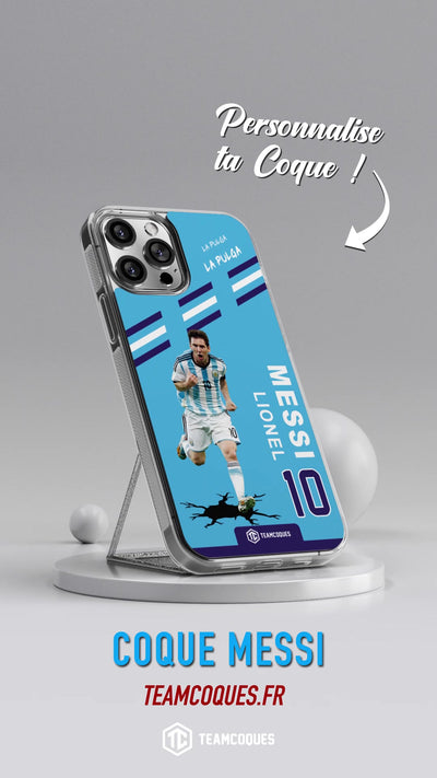 Vidéo Coque joueur LIONEL LEO MESSI ARGENTINE 1 - TEAMCOQUES