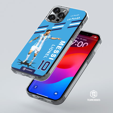 Coque joueur LIONEL LEO MESSI ARGENTINE 2 - TEAMCOQUES