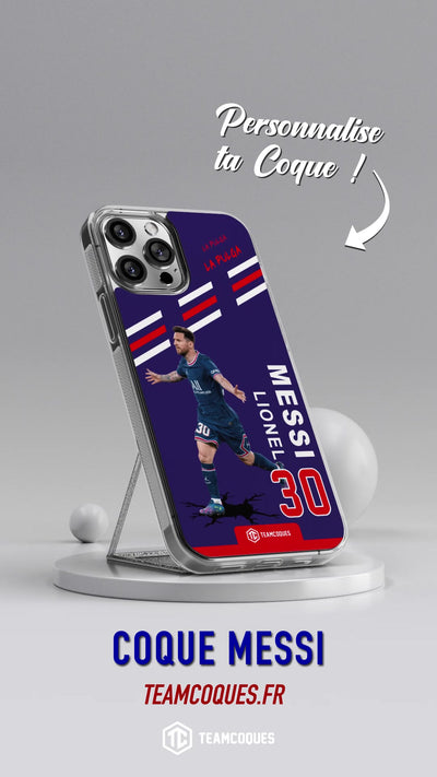 Vidéo Coque joueur LIONEL LEO MESSI PARIS - TEAMCOQUES