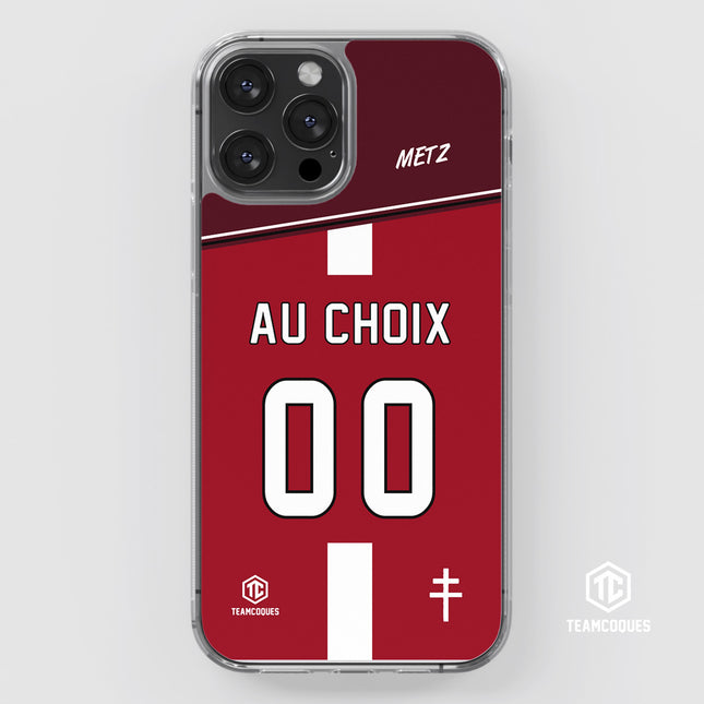 Coque foot METZ personnalisable - TEAMCOQUES
