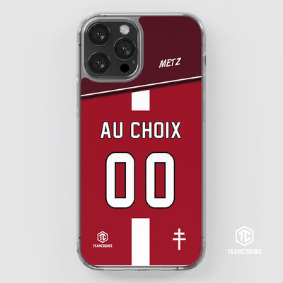 Coque foot METZ personnalisable - TEAMCOQUES