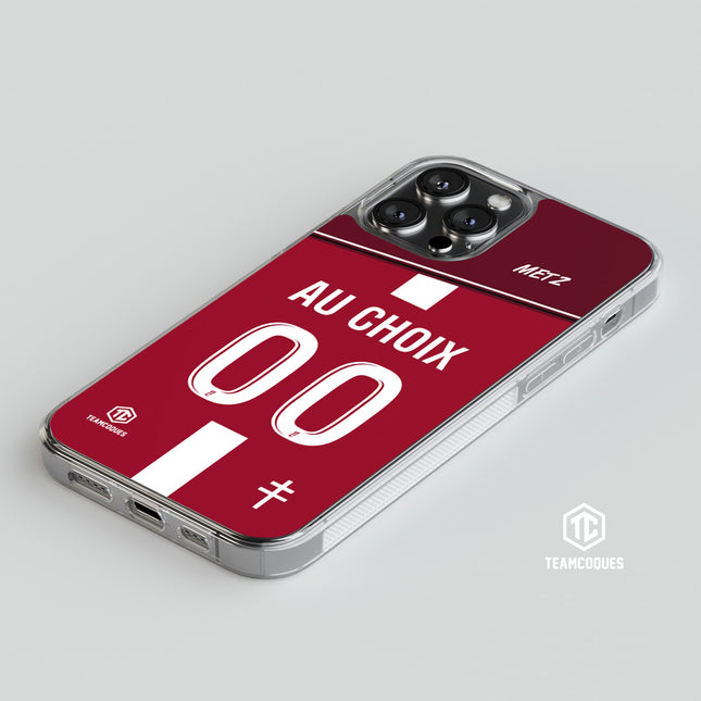 Coque foot METZ personnalisable - TEAMCOQUES