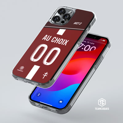 Coque foot METZ personnalisable - TEAMCOQUES