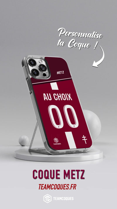 Vidéo Coque foot METZ personnalisable - TEAMCOQUES