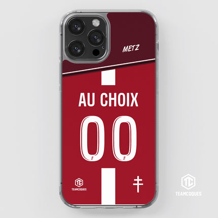 Coque foot METZ personnalisable - TEAMCOQUES