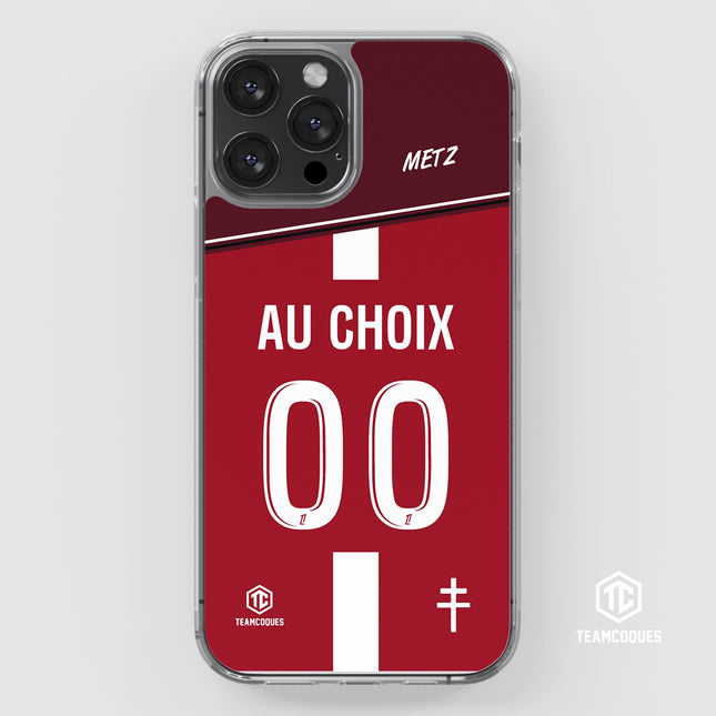 Coque foot METZ personnalisable - TEAMCOQUES