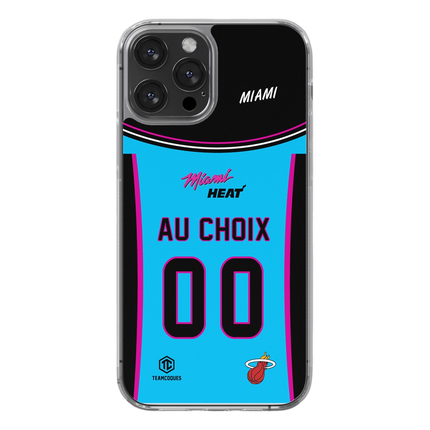 Coque basket NBA MIAMI HEAT personnalisable - TEAMCOQUES