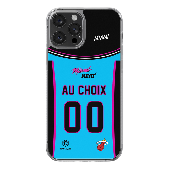 Coque basket NBA MIAMI HEAT personnalisable - TEAMCOQUES