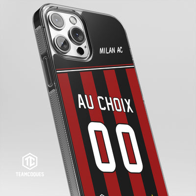 Coque foot MILAN AC personnalisable - TEAMCOQUES