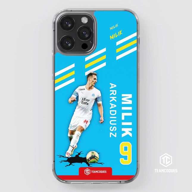 Coque joueur ARKADIUSZ MILIK MARSEILLE OM - TEAMCOQUES