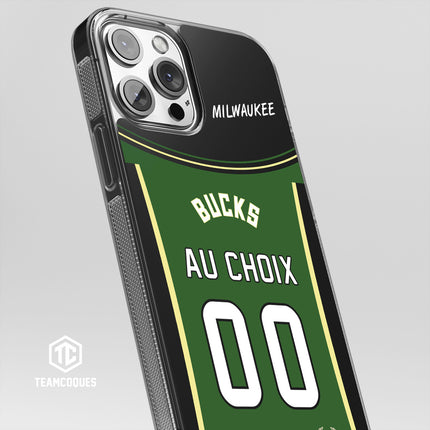 Coque basket NBA MILWAUKEE BUCKS personnalisable - TEAMCOQUES