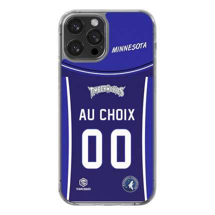 Coque basket NBA MINNESOTA TIMBERWOLVES personnalisable - TEAMCOQUES