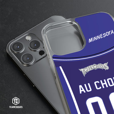 Coque basket NBA MINNESOTA TIMBERWOLVES personnalisable - TEAMCOQUES