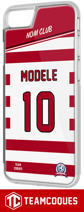 Coque foot Modèle 10 CLUB AMATEUR - 100% personnalisable - iPhone smartphone