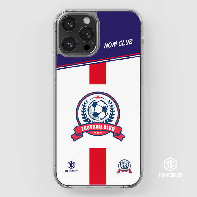 Coque foot Modèle LOGO CLUB AMATEUR - 100% personnalisable - TEAMCOQUES