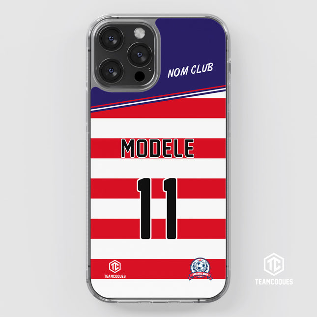 Coque foot Modèle 11 CLUB AMATEUR - 100% personnalisable - TEAMCOQUES