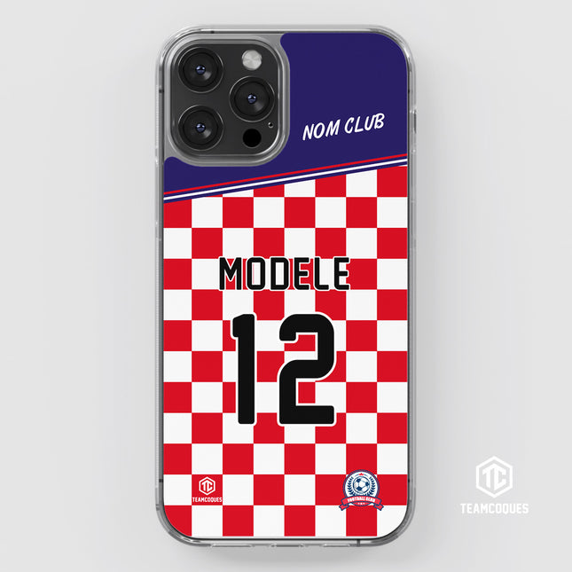 Coque foot Modèle 12 CLUB AMATEUR - 100% personnalisable - TEAMCOQUES
