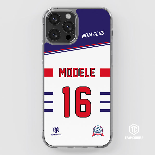 Coque foot Modèle 16 CLUB AMATEUR - 100% personnalisable - TEAMCOQUES
