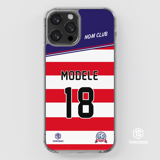 Coque foot Modèle 18 CLUB AMATEUR - 100% personnalisable - TEAMCOQUES