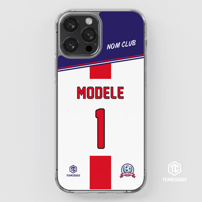 Coque foot Modèle 1 CLUB AMATEUR - 100% personnalisable - TEAMCOQUES
