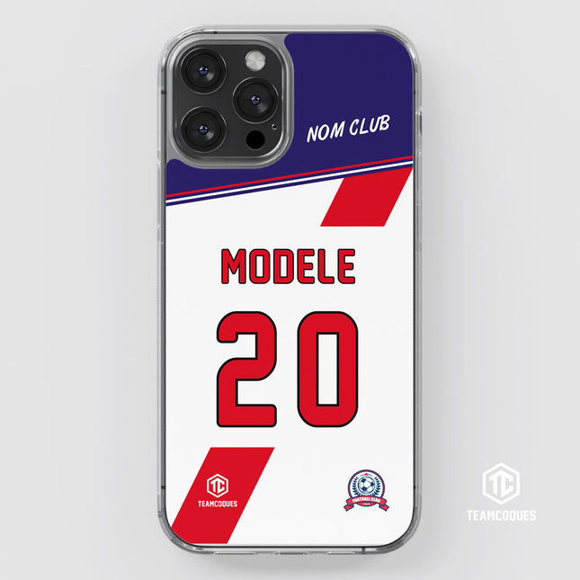 Coque foot Modèle 20 CLUB AMATEUR - 100% personnalisable - TEAMCOQUES