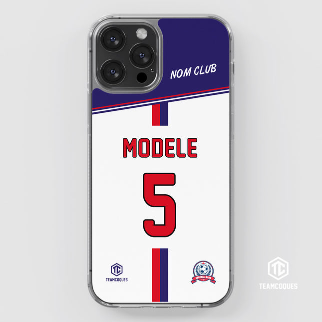 Coque foot Modèle 5 CLUB AMATEUR - 100% personnalisable - TEAMCOQUES