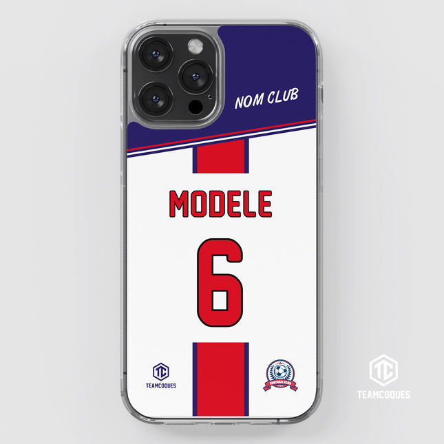 Coque foot Modèle 6 CLUB AMATEUR - 100% personnalisable - TEAMCOQUES