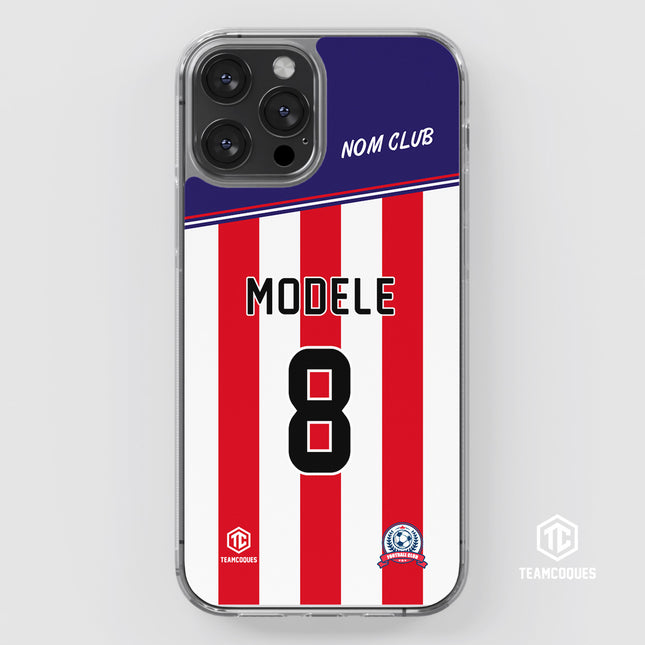 Coque foot Modèle 8 CLUB AMATEUR - 100% personnalisable - TEAMCOQUES
