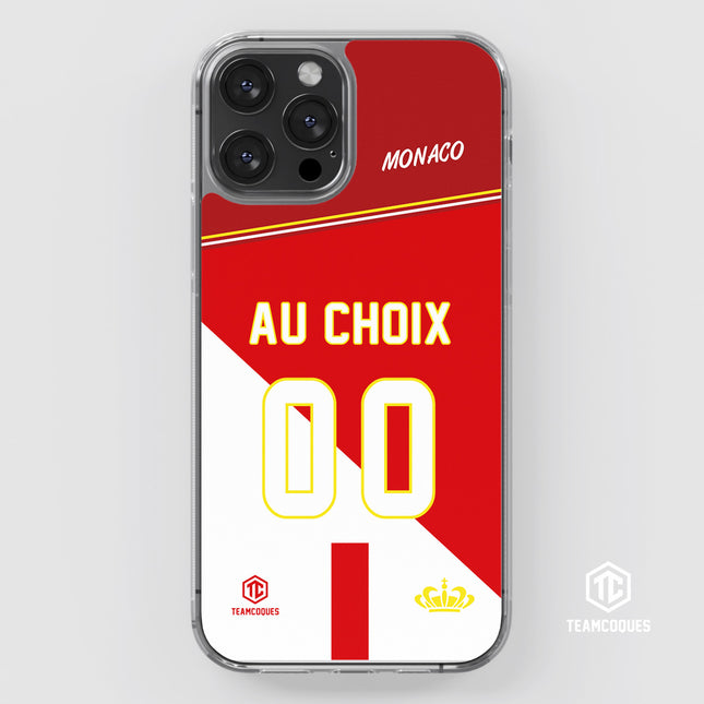 Coque foot MONACO ASM personnalisable - TEAMCOQUES