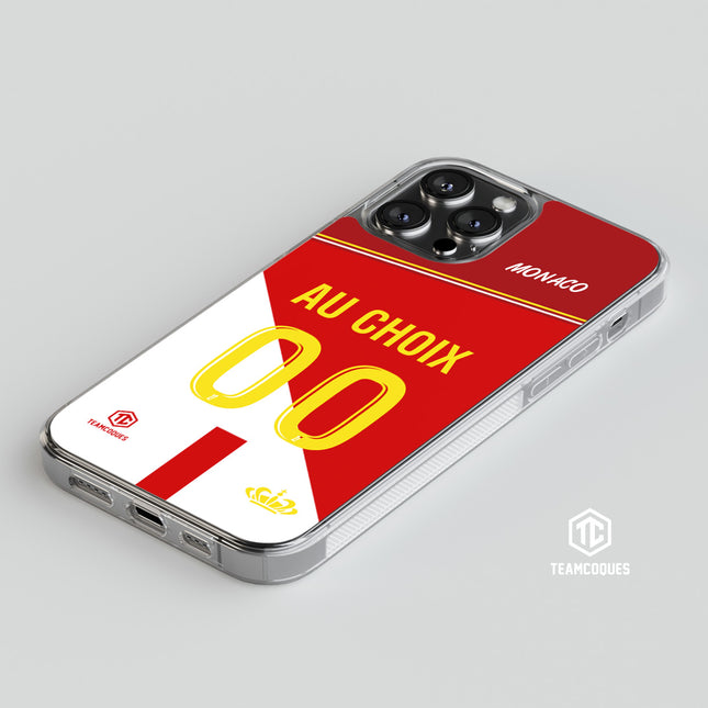 Coque foot MONACO ASM personnalisable - TEAMCOQUES