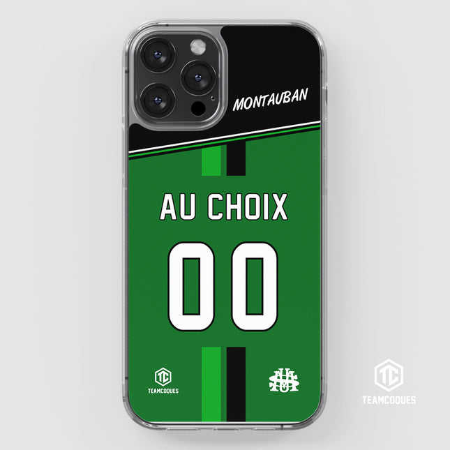 Coque rugby MONTAUBAN personnalisable - TEAMCOQUES