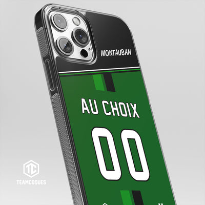 Coque rugby MONTAUBAN personnalisable - TEAMCOQUES