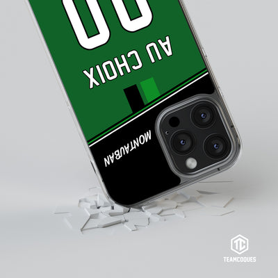 Coque rugby MONTAUBAN personnalisable - TEAMCOQUES