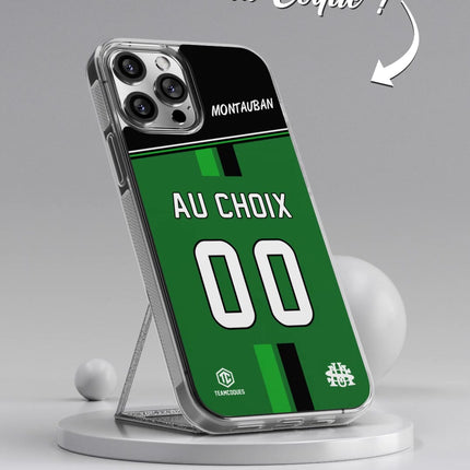 Vidéo Coque rugby MONTAUBAN personnalisable - TEAMCOQUES