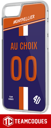 Coque foot MONTPELLIER MHSC personnalisable - TEAMCOQUES