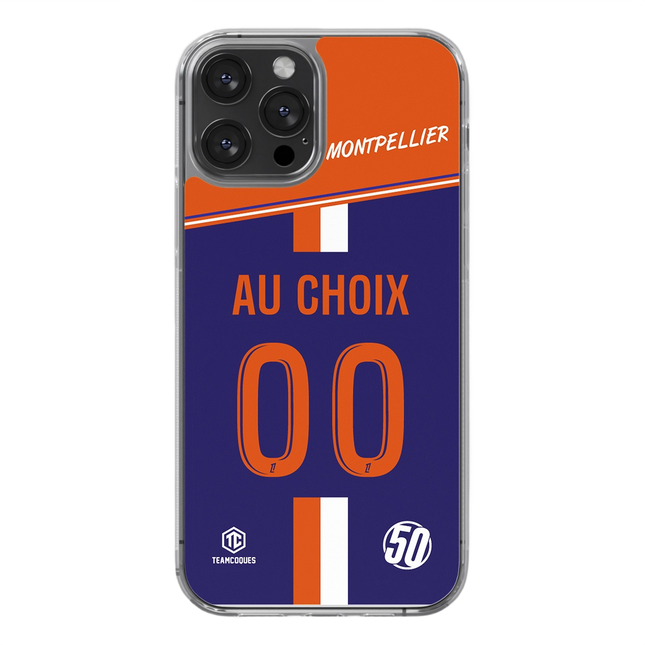Coque foot MONTPELLIER MHSC personnalisable - TEAMCOQUES