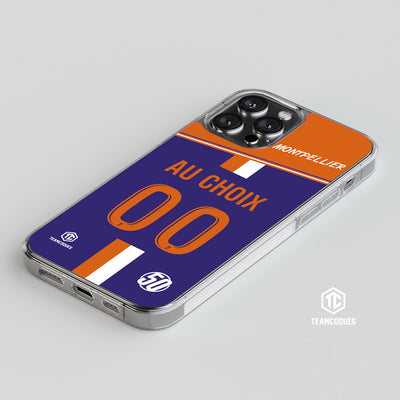Coque foot MONTPELLIER MHSC personnalisable - TEAMCOQUES