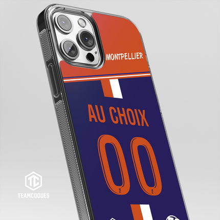 Coque foot MONTPELLIER MHSC personnalisable - TEAMCOQUES