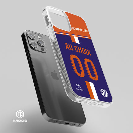 Coque foot MONTPELLIER MHSC personnalisable - TEAMCOQUES