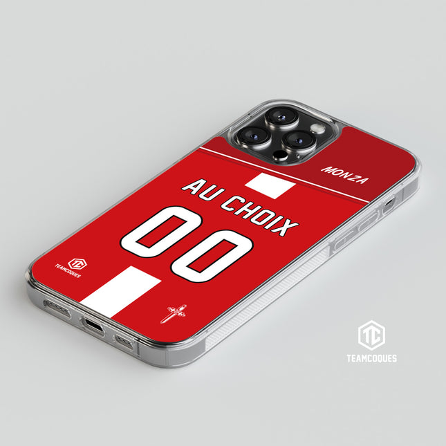 Coque foot MONZA personnalisable - TEAMCOQUES