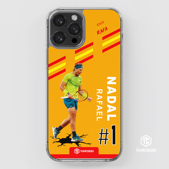 Coque joueur RAFAEL NADAL TENNIS - TEAMCOQUES