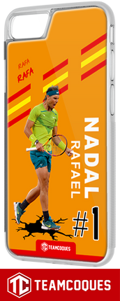 Coque joueur RAFAEL NADAL TENNIS - TEAMCOQUES