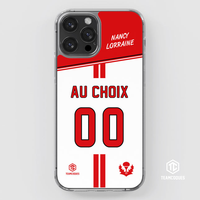 Coque foot NANCY personnalisable - TEAMCOQUES