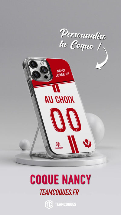 Vidéo Coque foot NANCY personnalisable - TEAMCOQUES