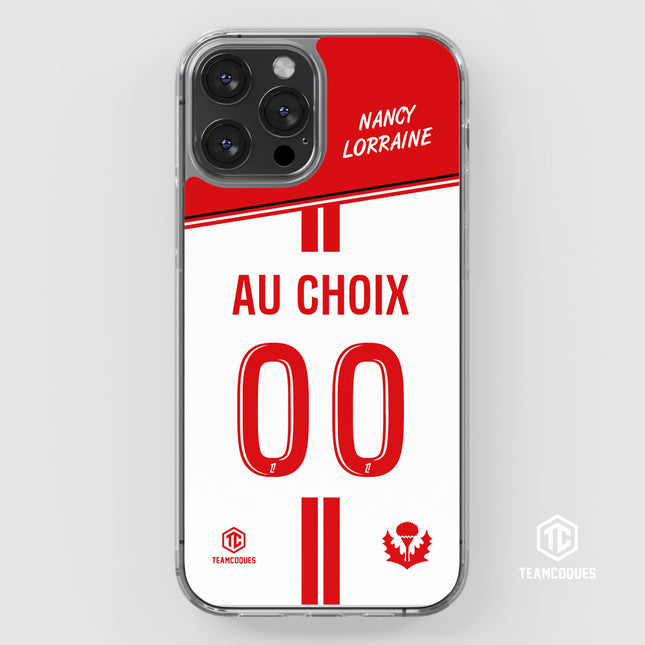 Coque foot NANCY personnalisable - TEAMCOQUES