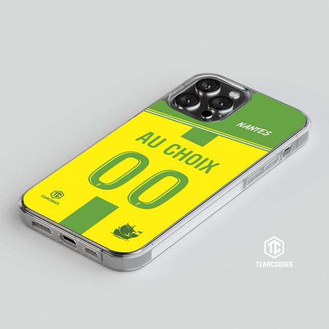 Coque foot NANTES personnalisable - TEAMCOQUES