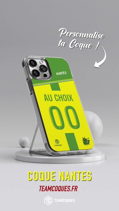 Vidéo Coque foot NANTES personnalisable - TEAMCOQUES